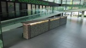 Gabbioni metallici elettrosaldati fiere e stand