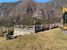 Gabbioni con pietre per recinzione